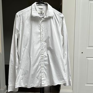 Gucci Men’s White Long Sleeve Uniform Neck 16 Sleeve 41
